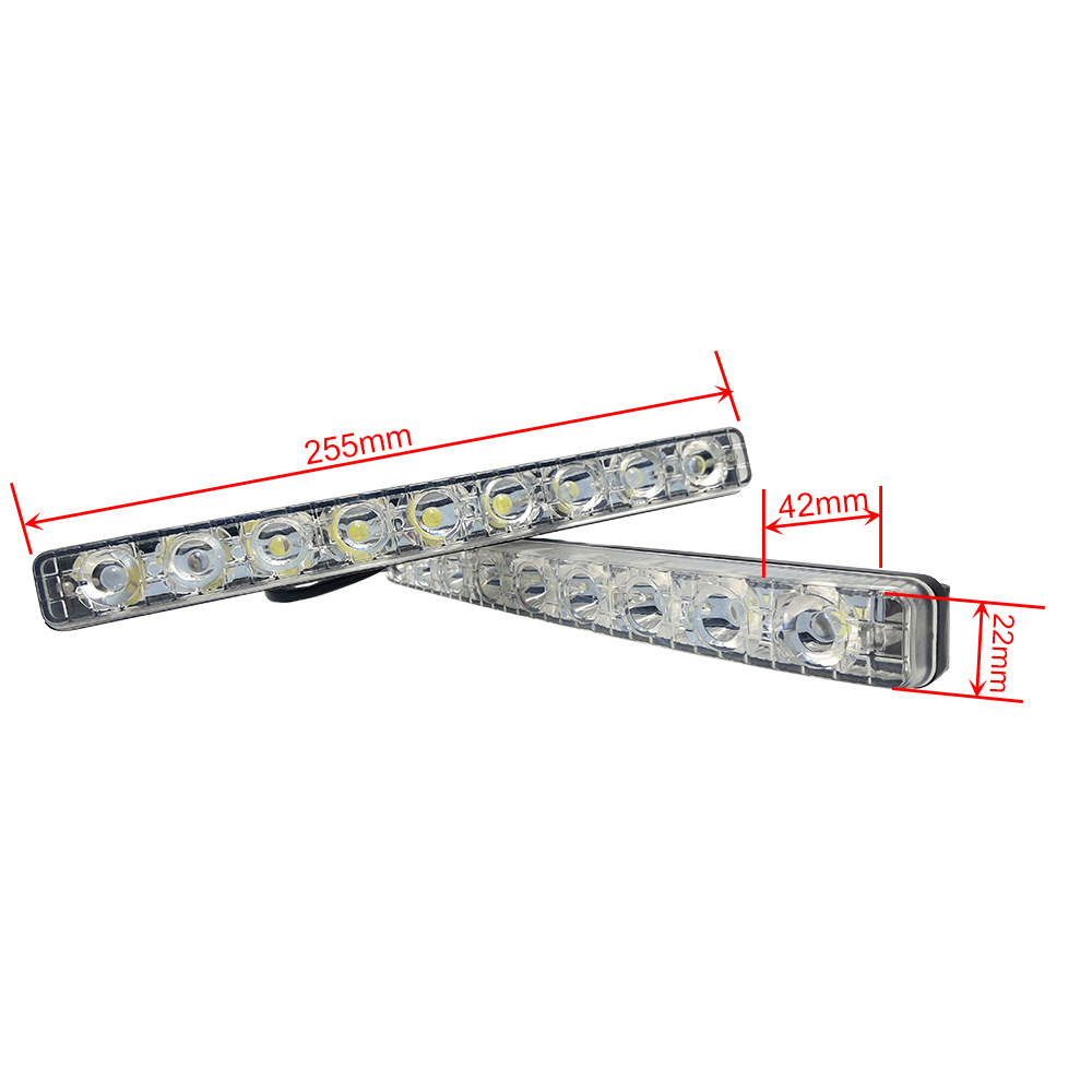 DC 12V 9W External Driving Lights Waterproof LED Work Lights Highlight LED Daytime Driving Aid Light DRL DC 12V 9W External Driving Lights Waterproof LED Work Lights Highlight LED Daytime Driving Aid Light DRL